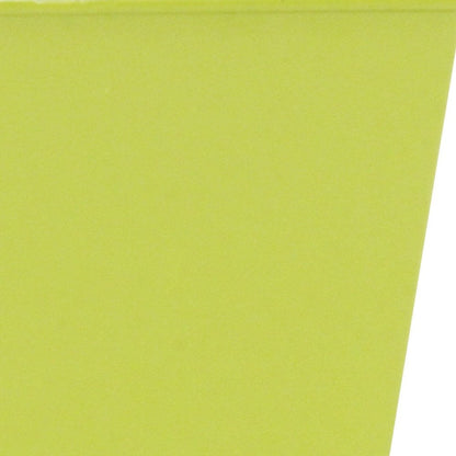 5" Lime Green Recycled Plastic Indoor Outdoor Square Pot Planter