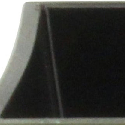 5" Silver Recycled Plastic Indoor Outdoor Square Pot Planter