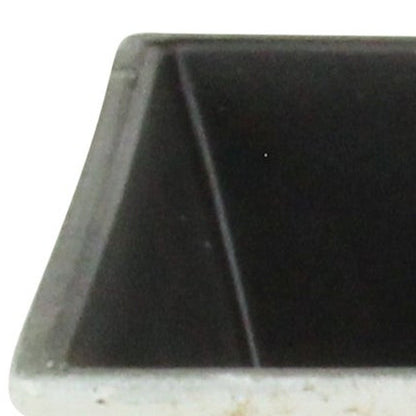 7" Cream Recycled Plastic Indoor Outdoor Square Pot Planter