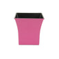 7" Hot Pink Recycled Plastic Indoor Outdoor Square Pot Planter