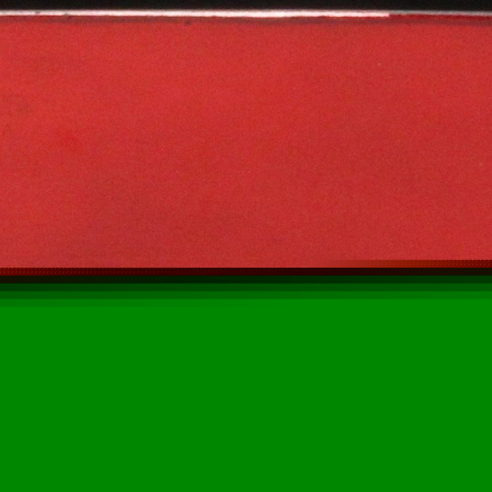 8" Red Recycled Plastic Indoor Outdoor Rectangular Planter Box