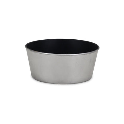10" Silver Recycled Plastic Indoor Outdoor Round Pot Planter