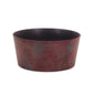 12" Red Recycled Plastic Indoor Outdoor Round Pot Planter