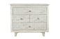 30" White Four Drawer Nightstand