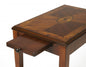 25" Wood Brown End Table With Shelf