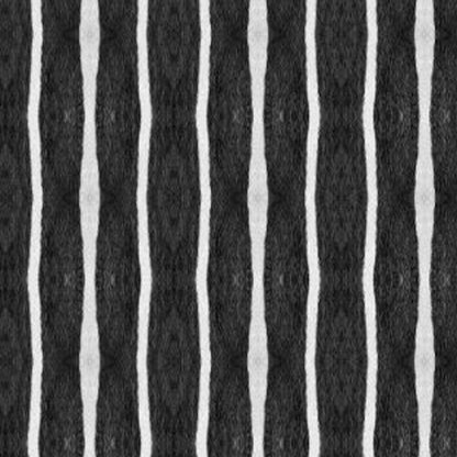 2' X 5' Black And White Modern Stripe Printed Vinyl Area Rug with UV Protection