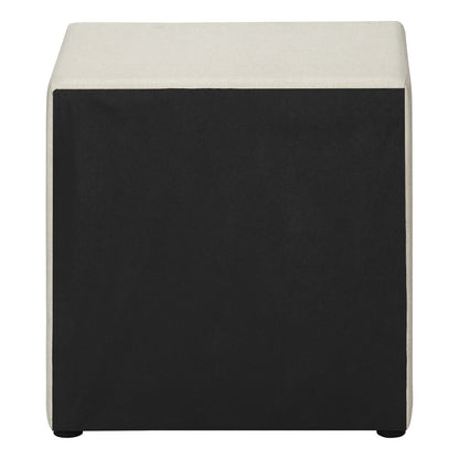 21" Beige Wood Two Drawer Nightstand