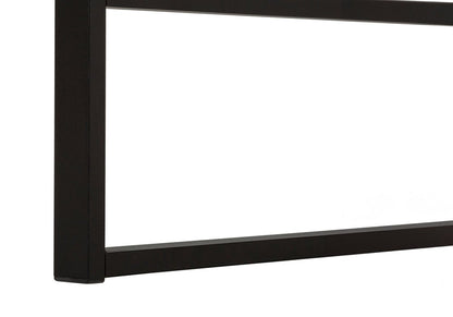 49" Taupe and Black Computer Desk