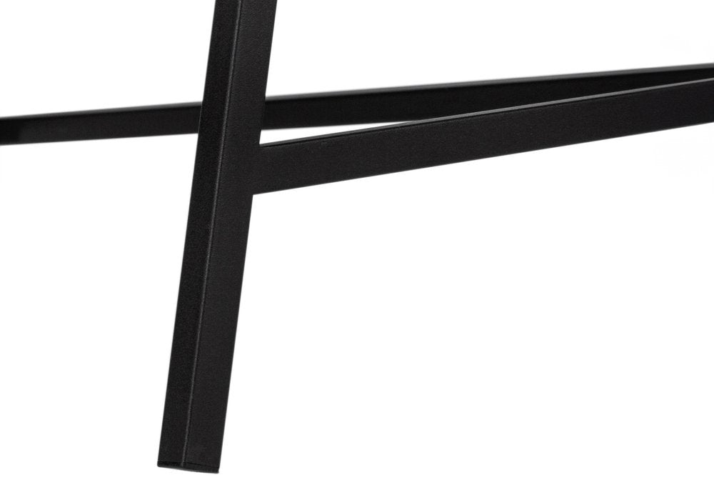 32" Black Computer Desk With Four Drawers