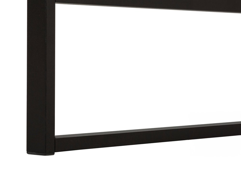 49" Gray and Black Computer Desk