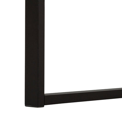 71" Brown and Black L Shape Computer Desk With Three Drawers