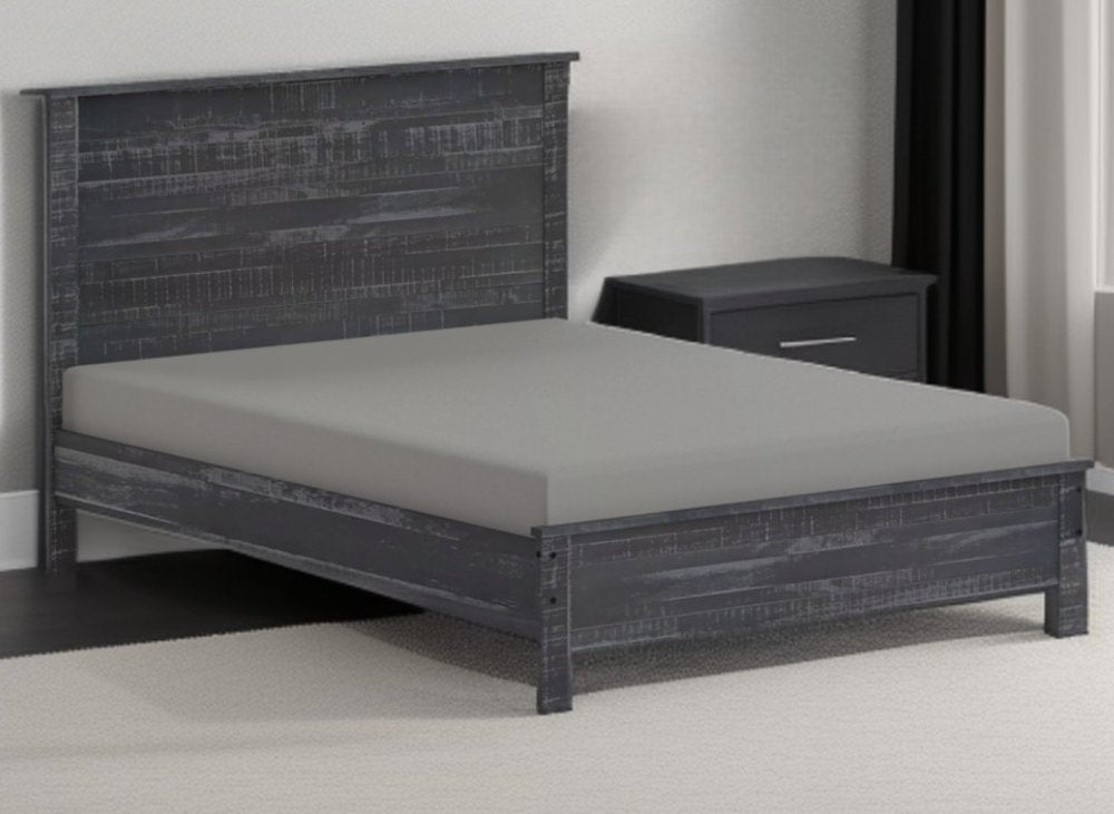 Espresso Solid Wood Twin Bed Frame