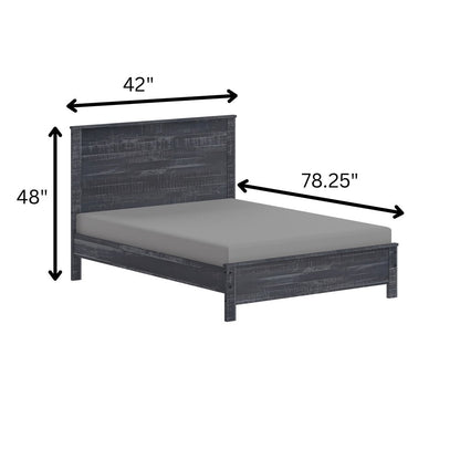 Espresso Solid Wood Twin Bed Frame
