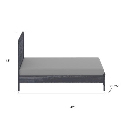 Espresso Solid Wood Twin Bed Frame