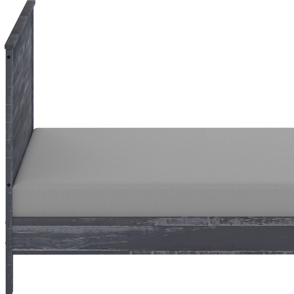 Espresso Solid Wood Twin Bed Frame