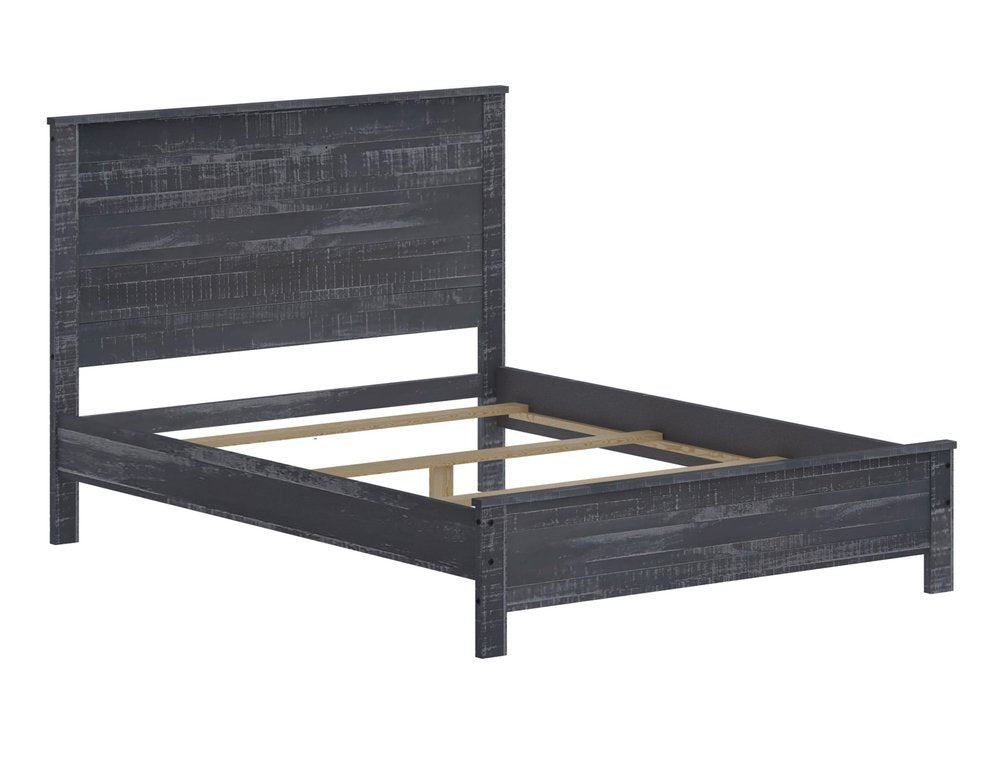 Espresso Solid Wood Twin Bed Frame
