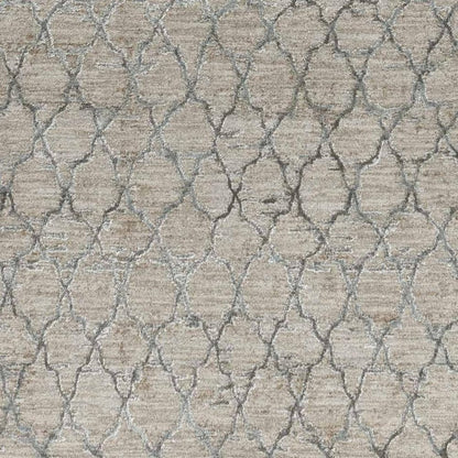 9' X 12' Beige Moroccan Stain Resistant Area Rug