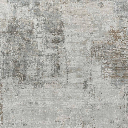 5' X 8' Beige Abstract Power Loom Stain Resistant Area Rug