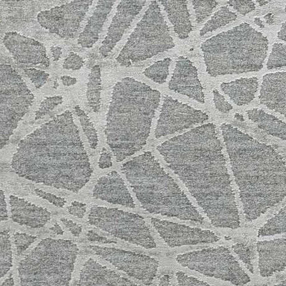 8' X 10' Turquoise Abstract Power Loom Stain Resistant Area Rug