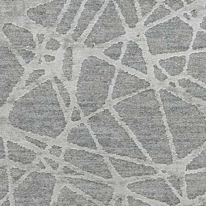 8' X 10' Turquoise Abstract Power Loom Stain Resistant Area Rug