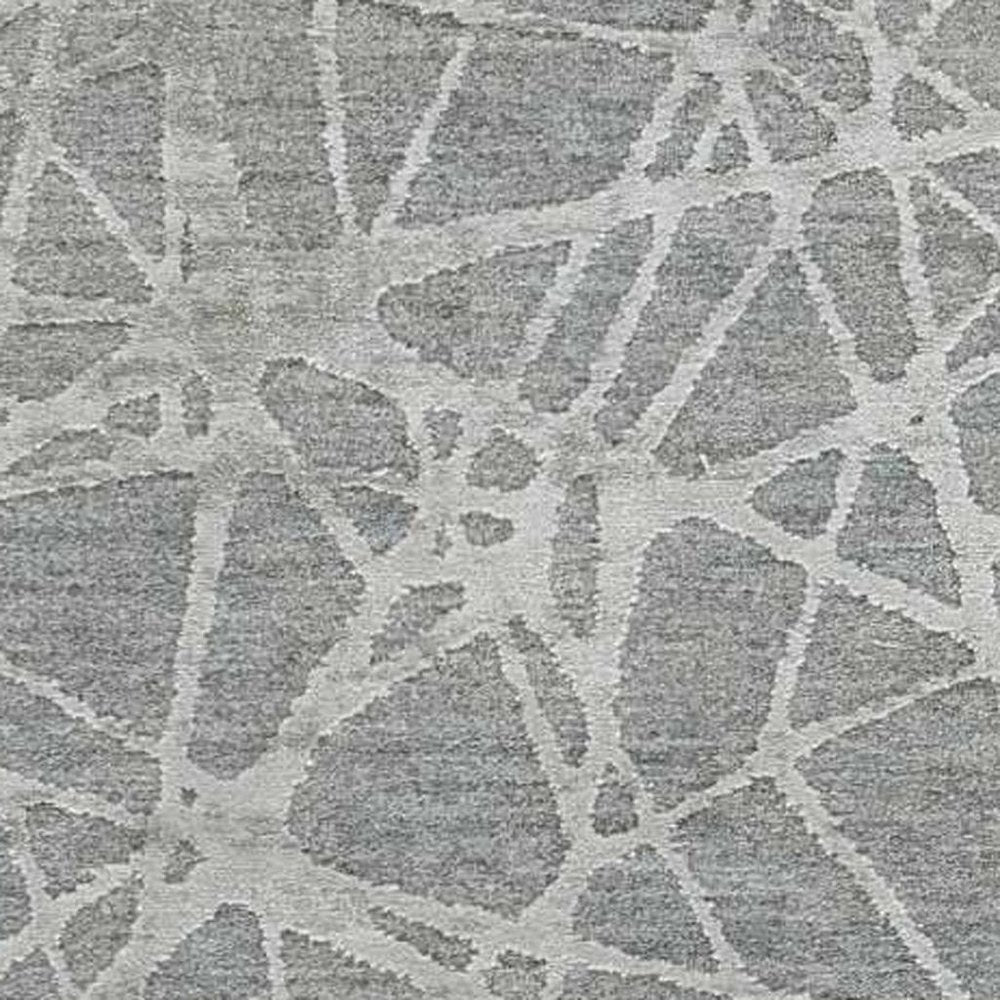 8' X 10' Turquoise Abstract Power Loom Stain Resistant Area Rug