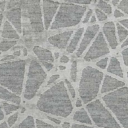 8' X 10' Turquoise Abstract Power Loom Stain Resistant Area Rug