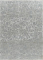 8' X 10' Turquoise Abstract Power Loom Stain Resistant Area Rug