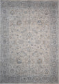 5' X 8' Cream Southwestern Power Loom Stain Resistant Area Rug