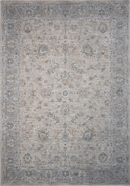 8' X 10' Cream Southwestern Power Loom Stain Resistant Area Rug