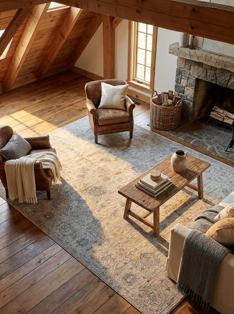 8' X 10' Gold Southwestern Power Loom Stain Resistant Area Rug