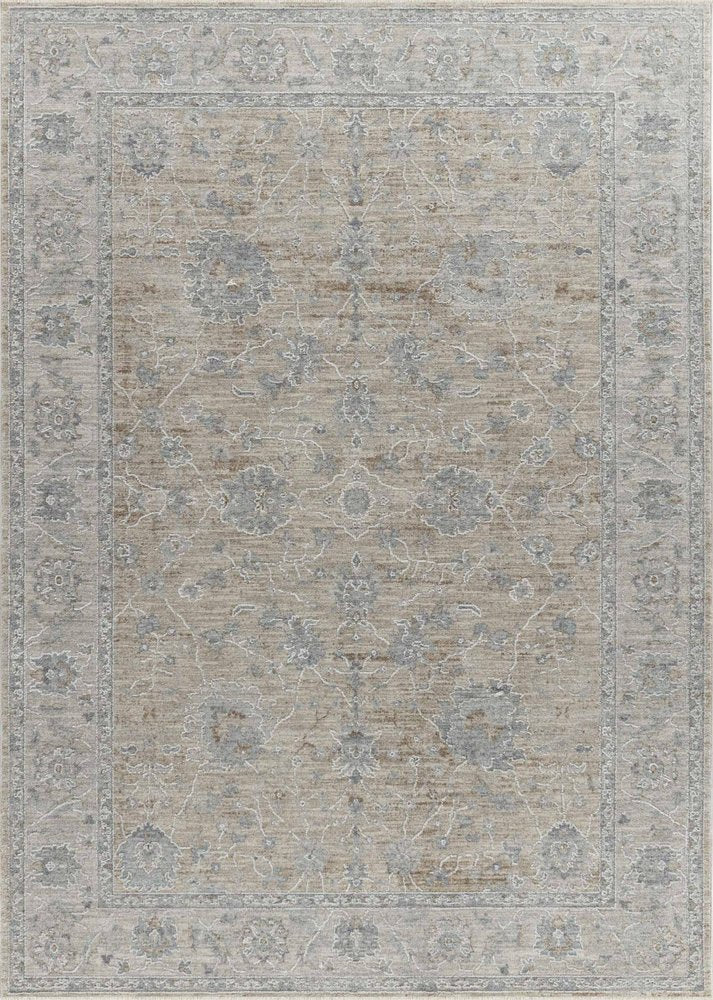 8' X 10' Gold Southwestern Power Loom Stain Resistant Area Rug