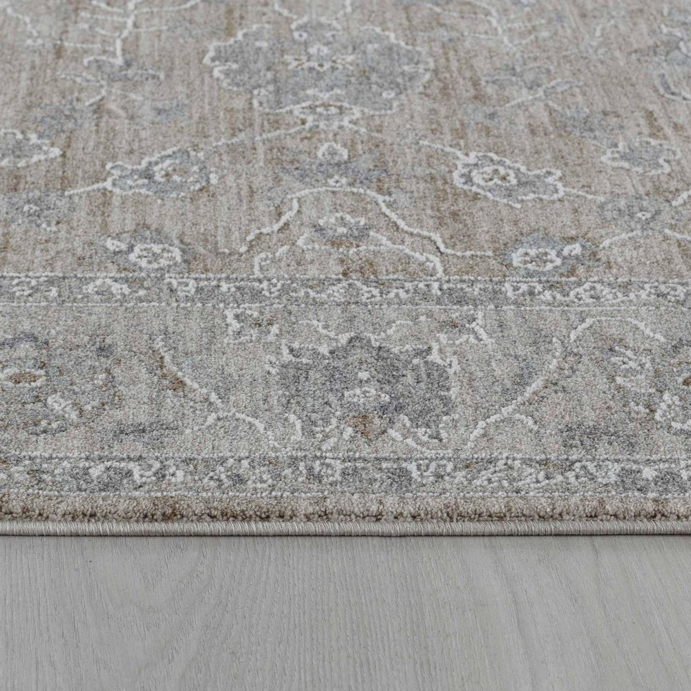 8' X 10' Gold Southwestern Power Loom Stain Resistant Area Rug