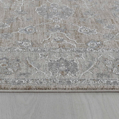 8' X 10' Gold Southwestern Power Loom Stain Resistant Area Rug