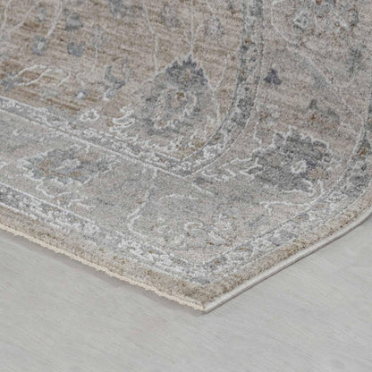 8' X 10' Gold Southwestern Power Loom Stain Resistant Area Rug