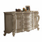 37" Pearl Wood Two Door Five Drawer Combo Dresser