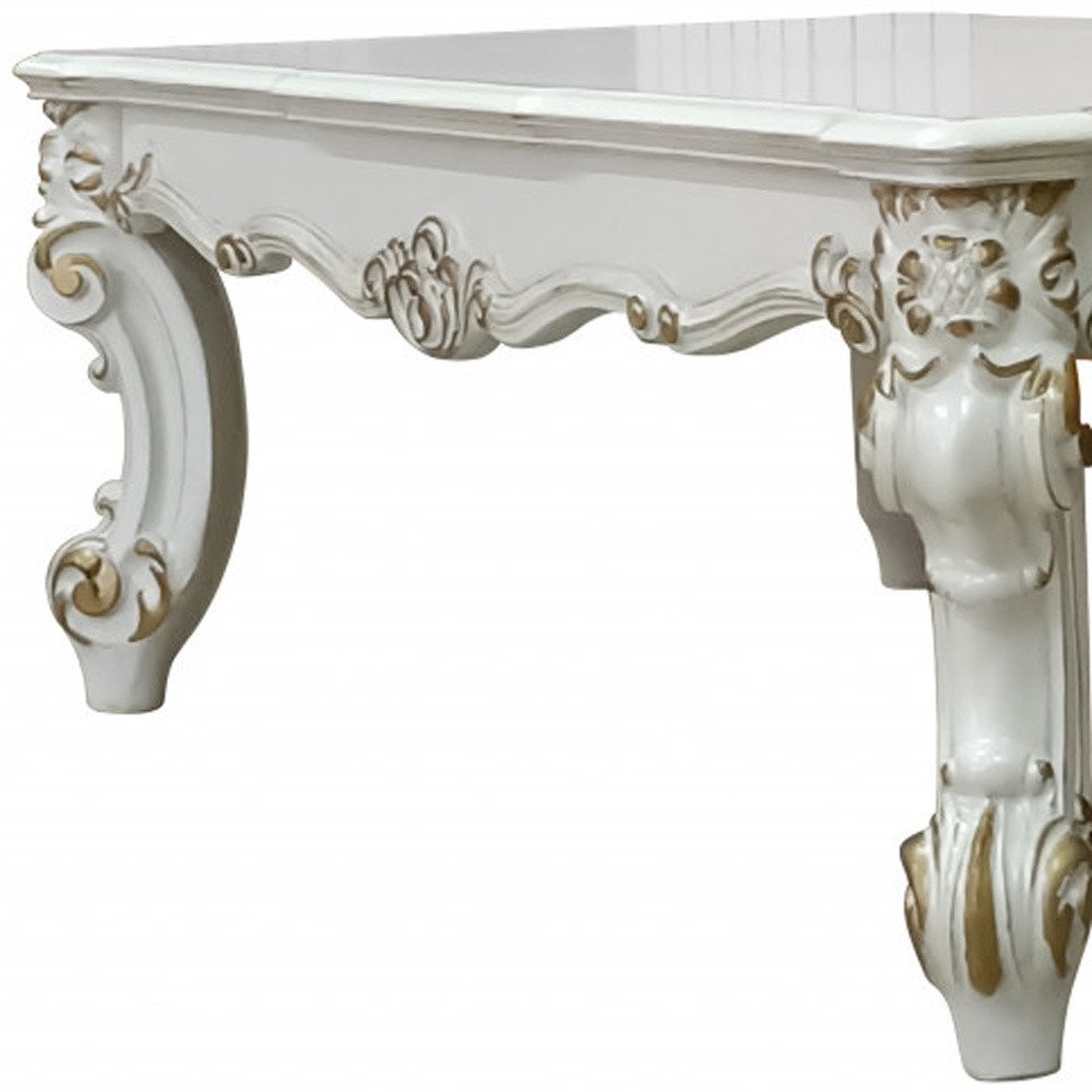 53" Pearl Wood Coffee Table