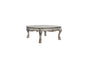 54" Bone Wood Coffee Table