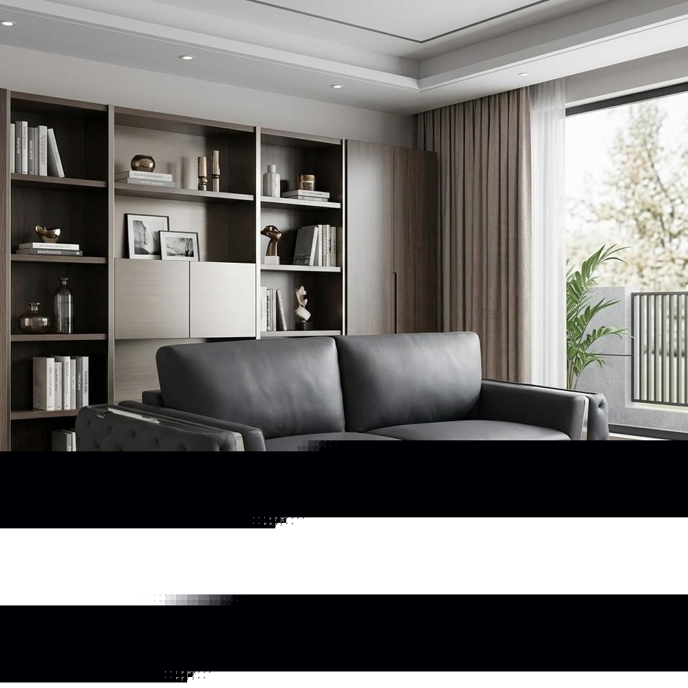 90" Gray Italian Leather Sofa With Silver Legs