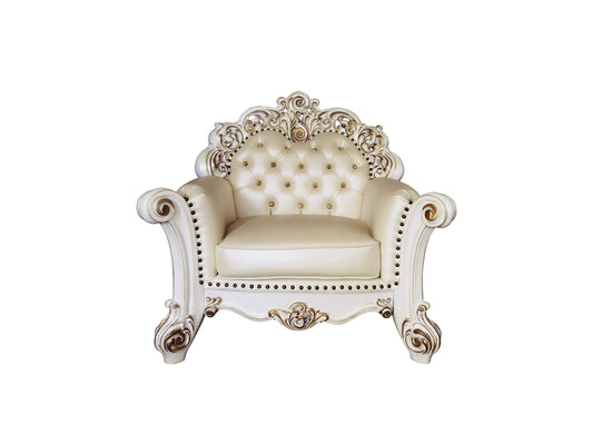 Antique Pearl Armchair