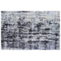 8' X 11' Blue And White Abstract Hand Loomed Area Rug