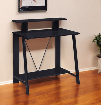 32" Black Writing Desk