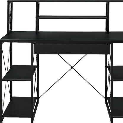 47" Black Computer Desk