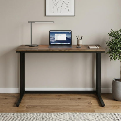 47" Brown and Black Writing Desk