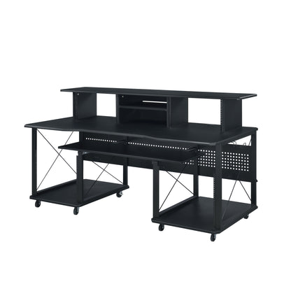 72" Black  Music Desk