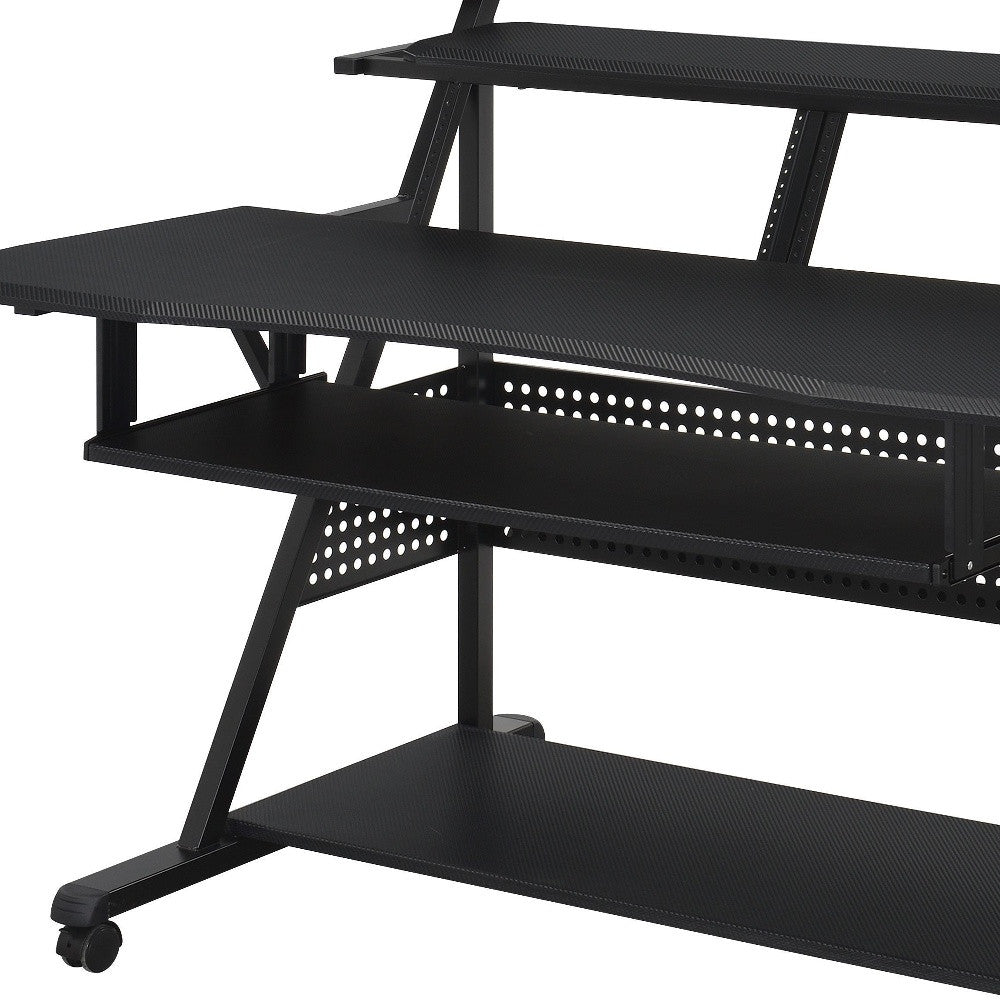 67" Black Music Desk