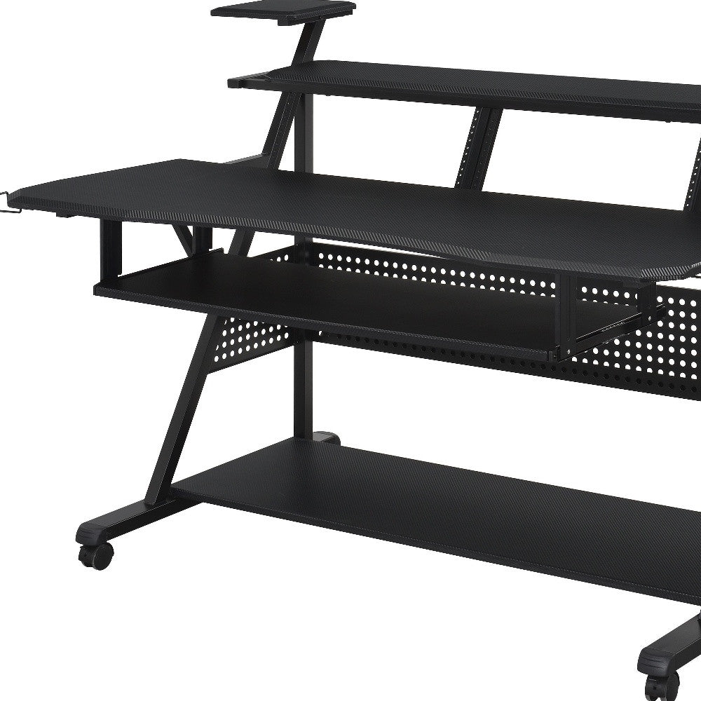 67" Black Music Desk