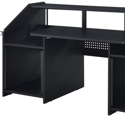 71" Black Music Desk