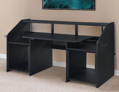 71" Black Music Desk