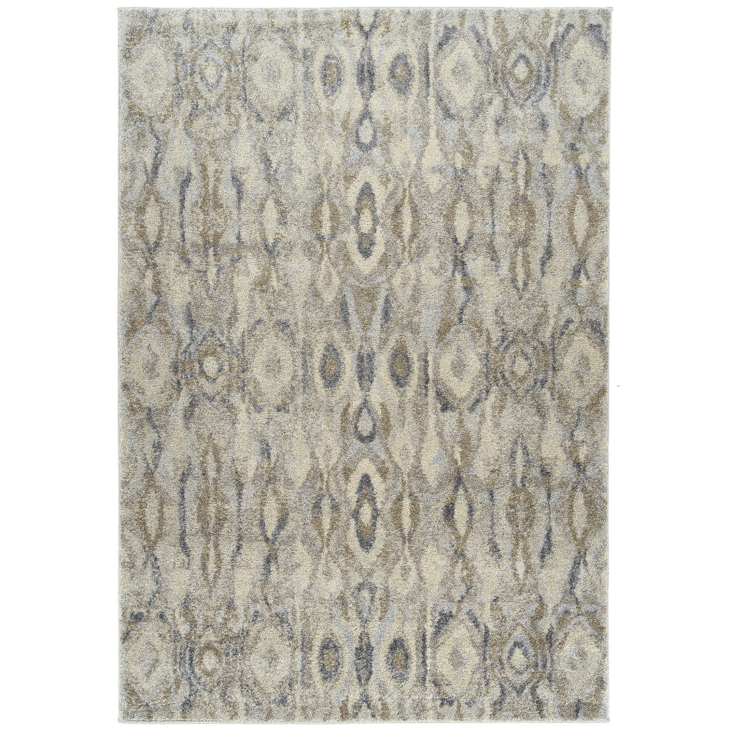 3' X 5' Grey Moroccan Area Rug