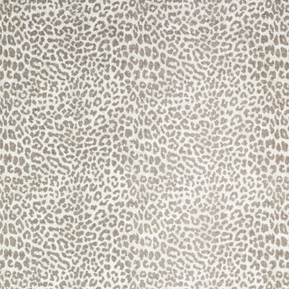 3' X 5' Beige and Cream Leopard  Print Shag Handmade Non Skid Area Rug